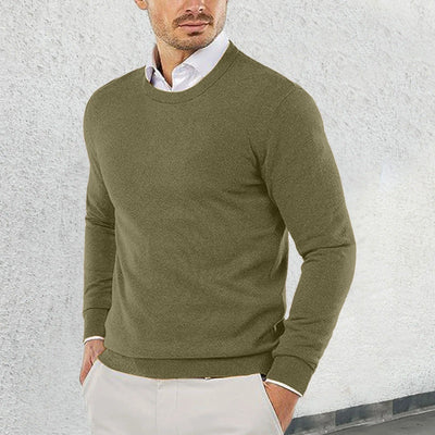 Ronny - Rundhals Pullover Aus Baumwolle