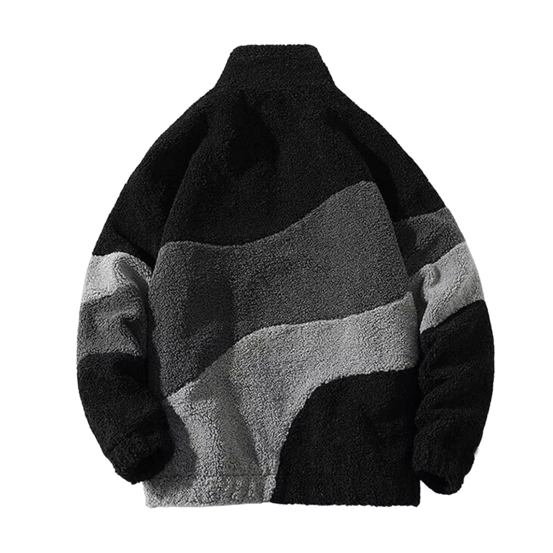 Herren Klassische Fleecejacke | Stehkragen