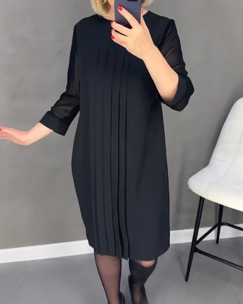 Teona – Elegantes Falten Kleid
