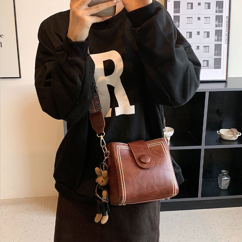 Jodi - Vintage Tasche mit Verstellbarem Schulterriemen