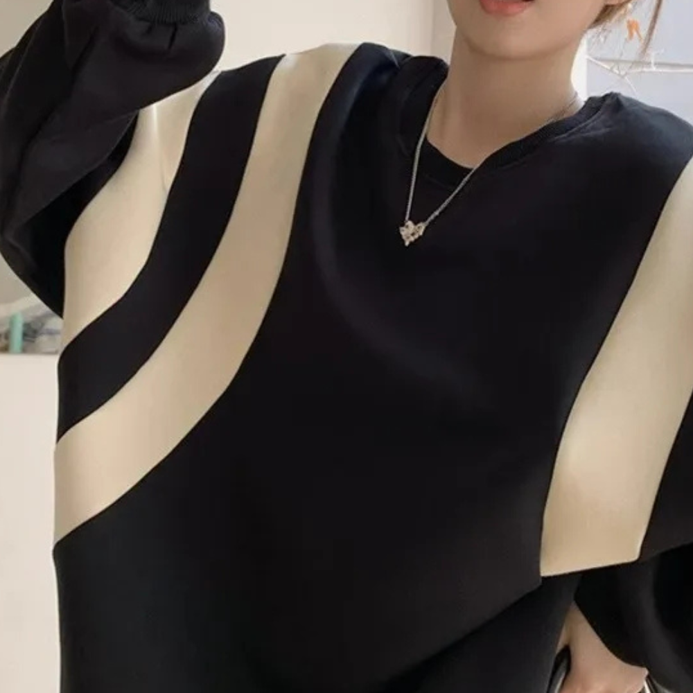 ELIANY - Stylisches, lockeres Sweatshirt für Damen