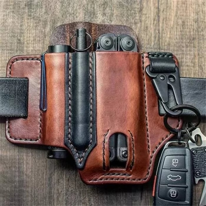 Beltora - Leder Eule Schnalle Tactical Multifunktionsgürtel Abdeckung