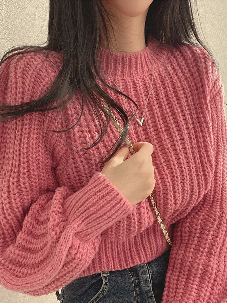 Kalina – Lose Vintage Langarm Strickoberteile