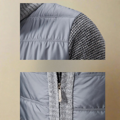 Feodor – Warme Stehkragen Reißverschluss Jacke