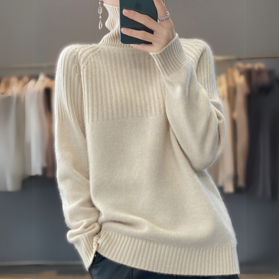 Savera - Rollkragen Pullover Aus Wolle
