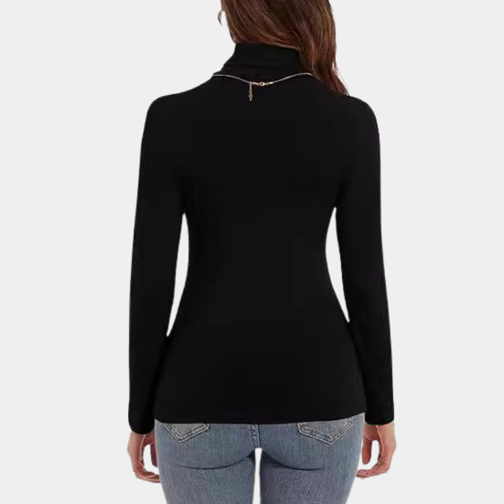 IVYANNA - Eleganter Rollkragenpulli für Frauen