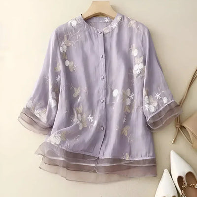 Nanda - Leichte Baumwollbluse