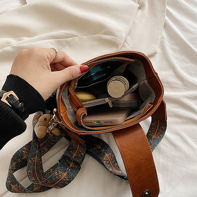 Jodi - Vintage Tasche mit Verstellbarem Schulterriemen