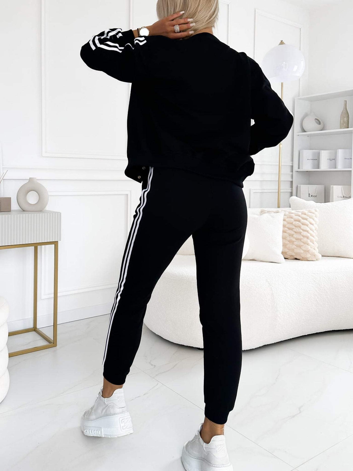 Kendra - Rundhalsausschnitt Jacke und Hose 3 Stück Set