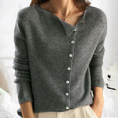 Stylische Arleth Strickjacke mit schickem Knopfverschluss