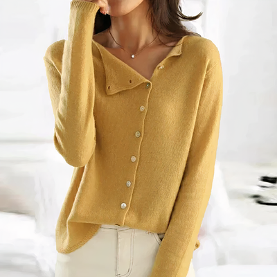 Stylische Arleth Strickjacke mit schickem Knopfverschluss