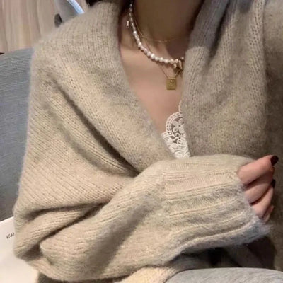 Gemütliche, dicke Brooke Strickjacke für den perfekten Look!