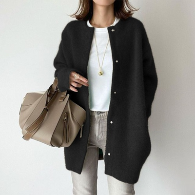 Fawn - Stilvolle und bequeme klassische Strickjacke für Frauen
