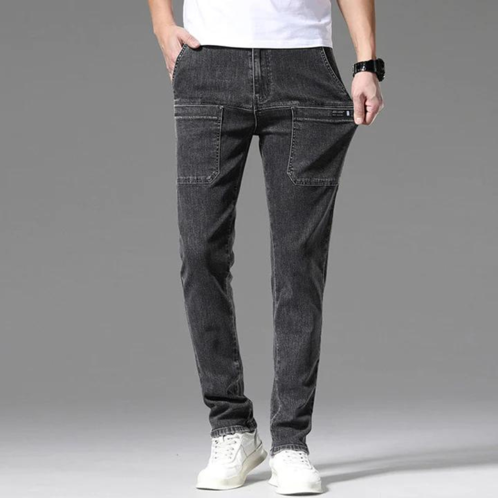 TIBOR - Stylische Multi-Pocket-Jeans für den modernen Mann