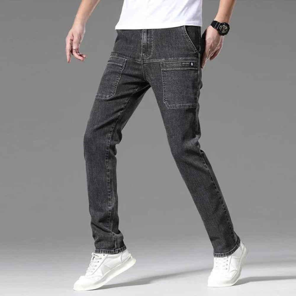 TIBOR - Stylische Multi-Pocket-Jeans für den modernen Mann