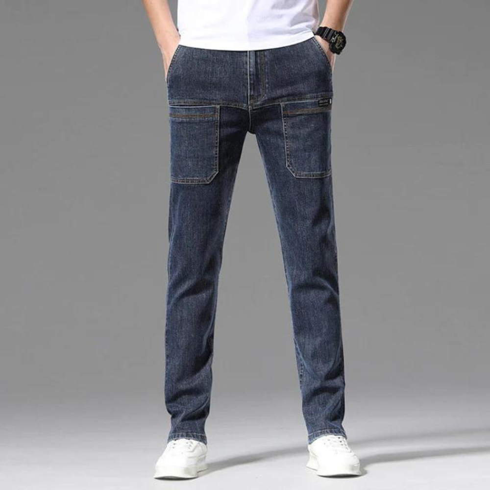 TIBOR - Stylische Multi-Pocket-Jeans für den modernen Mann