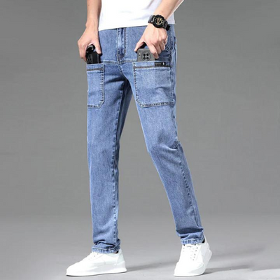 TIBOR - Stylische Multi-Pocket-Jeans für den modernen Mann