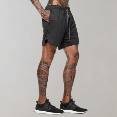 Elliot - Vielseitige 2-in-1 Fitness-Shorts für Männer