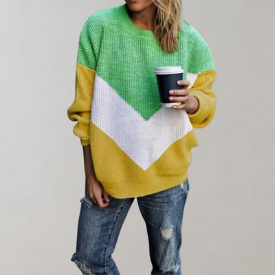 Sarah - Modischer Pullover in Übergröße für Frauen