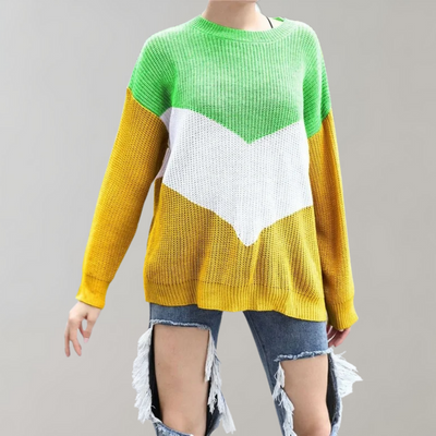 Sarah - Modischer Pullover in Übergröße für Frauen