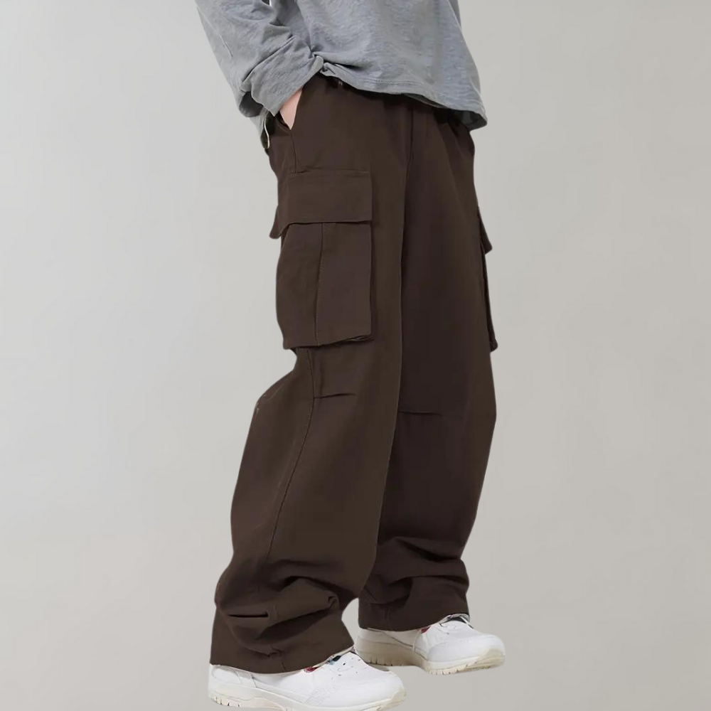 Asger - Stylische Cargohose für Herren mit geradem Bein