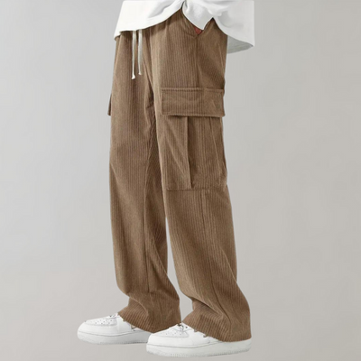 Balder - Trendige Cord-Cargo-Hose mit modischen Klappentaschen