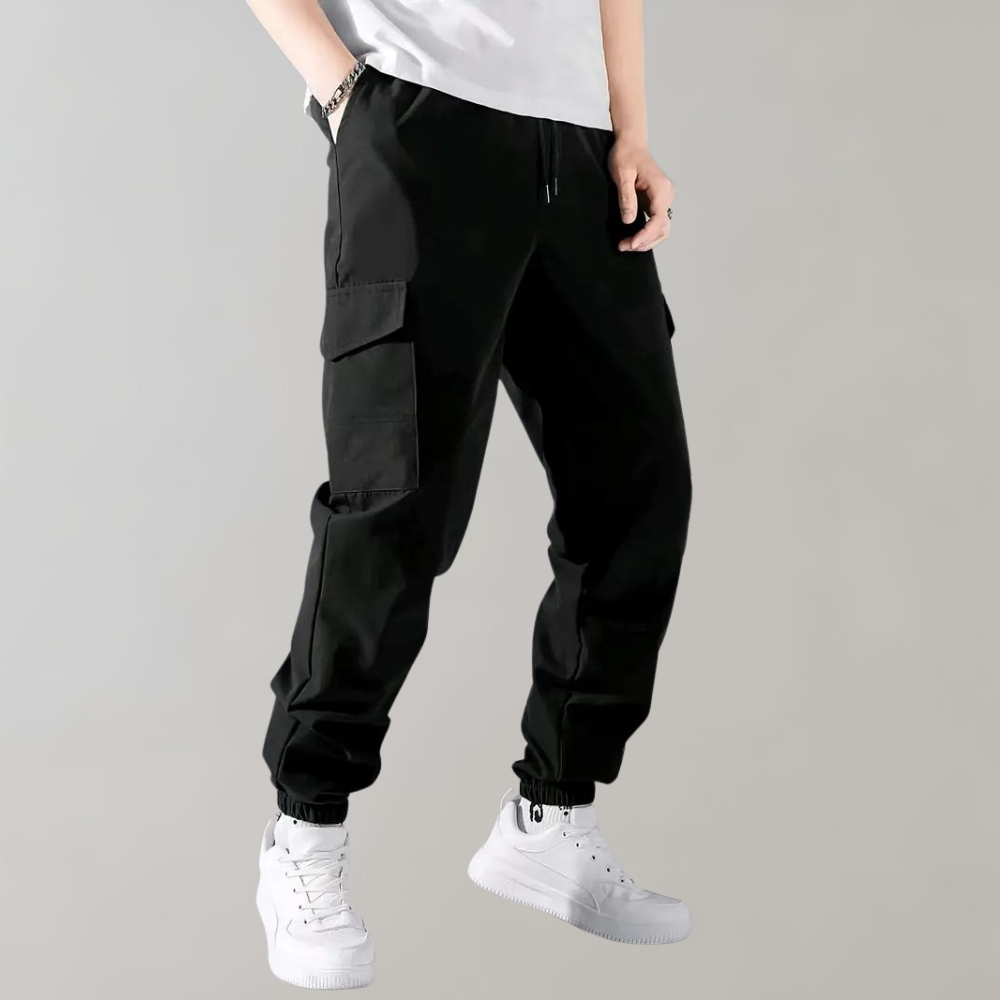 Falke - Stylische Herren Cargo-Hose mit verstellbarem Kordelzug