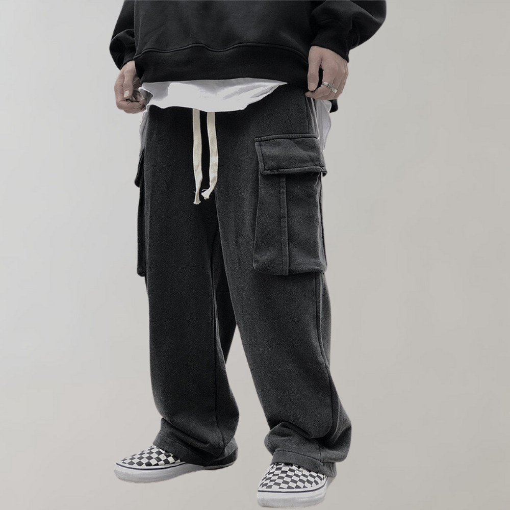 Tjalfe - Stylische Cargo-Hose aus Cord mit verstellbarem Kordelzug