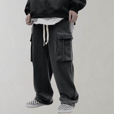 Tjalfe - Stylische Cargo-Hose aus Cord mit verstellbarem Kordelzug