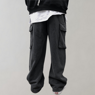 Tjalfe - Stylische Cargo-Hose aus Cord mit verstellbarem Kordelzug
