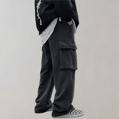 Tjalfe - Stylische Cargo-Hose aus Cord mit verstellbarem Kordelzug