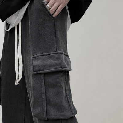 Tjalfe - Stylische Cargo-Hose aus Cord mit verstellbarem Kordelzug