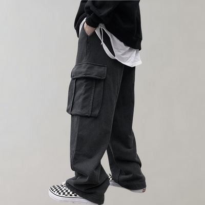 Tjalfe - Stylische Cargo-Hose aus Cord mit verstellbarem Kordelzug
