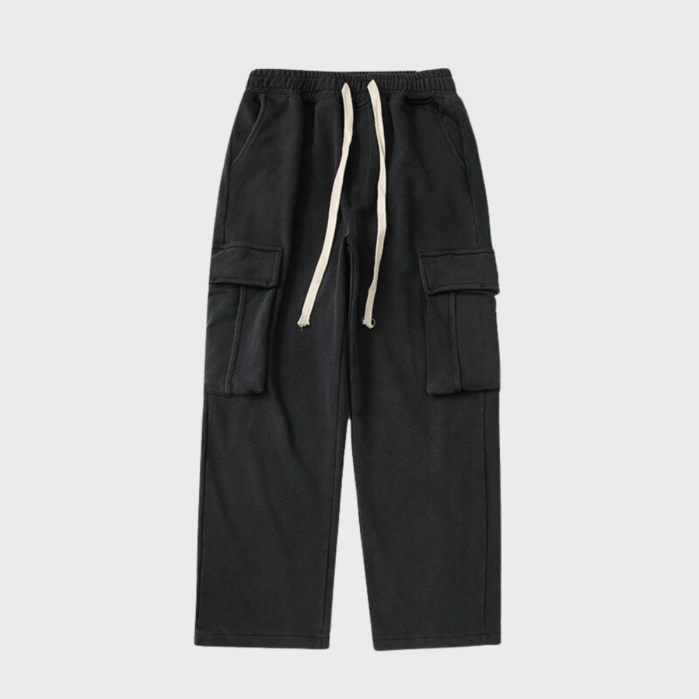Tjalfe - Stylische Cargo-Hose aus Cord mit verstellbarem Kordelzug