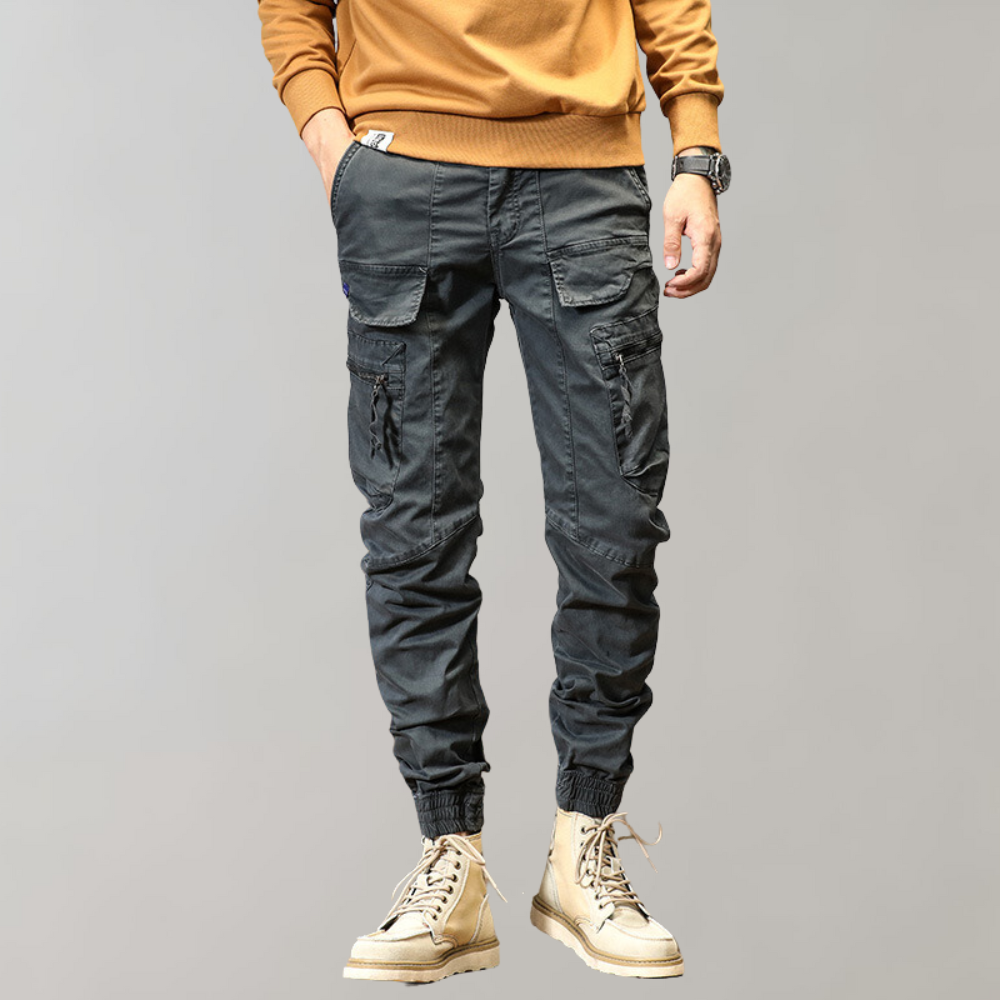 Leif - Stylische Herren Cargo-Hose mit praktischen Klappentaschen