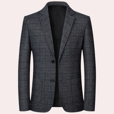 Mimir - Stilvoller Retro-Karierter Blazer für Männer
