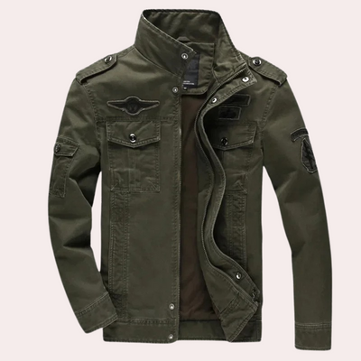 Dominico - Stylischer Casual Windbreaker mit Stehkragen