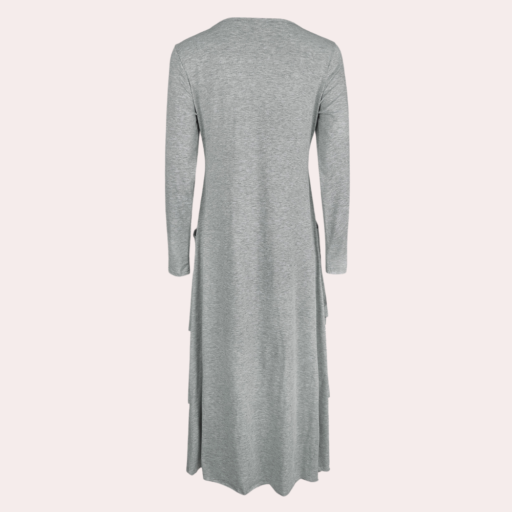 ABEBA - Elegantes langes Freizeitkleid für jeden Anlass