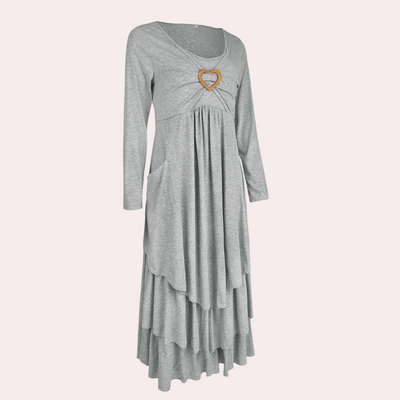ABEBA - Elegantes langes Freizeitkleid für jeden Anlass