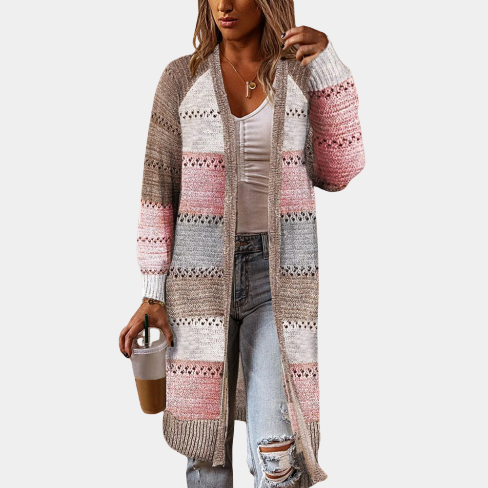 Elegante und bequeme Damenstrickjacke