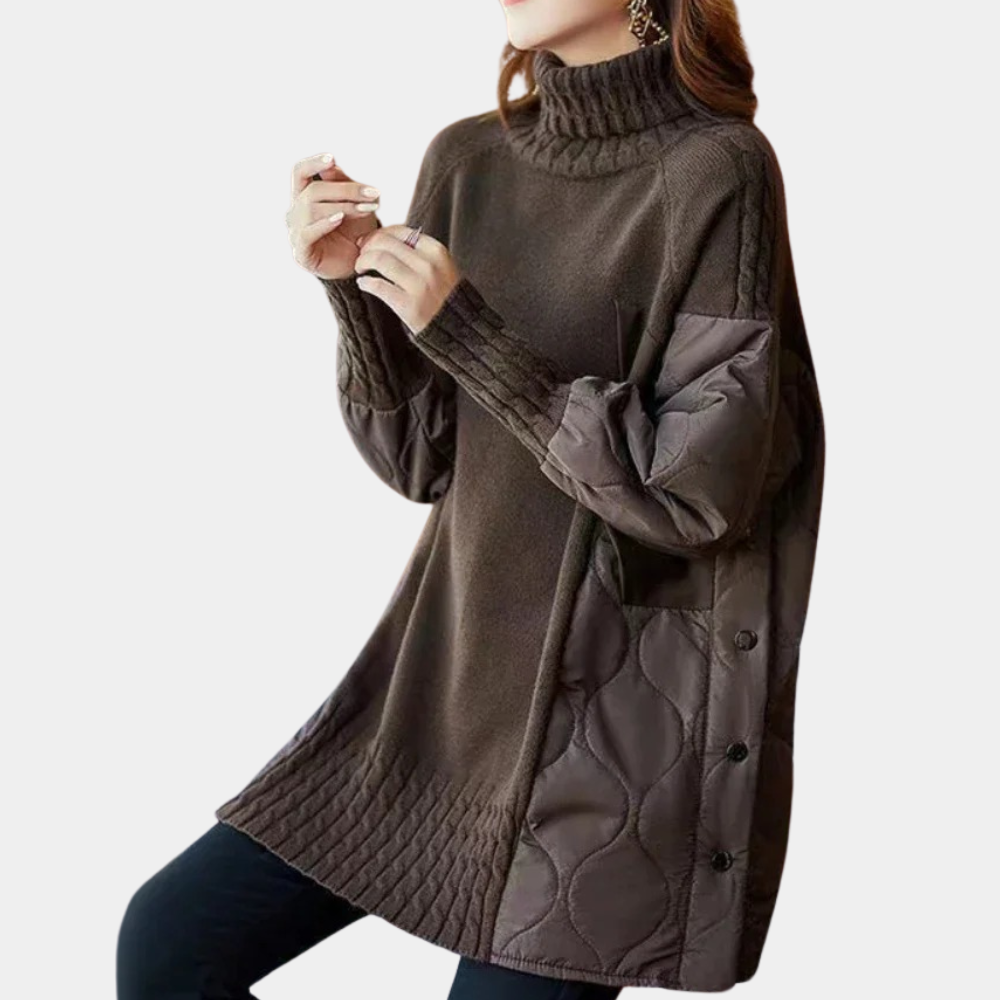 Eleganter Damen-Rollkragenpullover für einen raffinierten Look