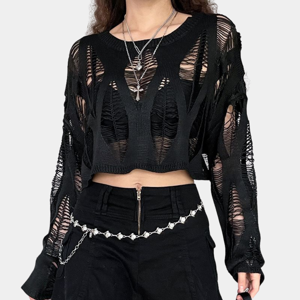 Trendy Cropped Damenpullover für einen modischen Look