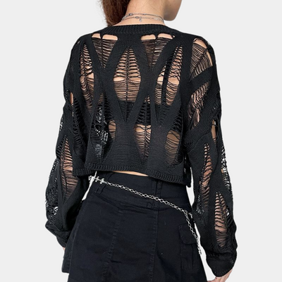 Trendy Cropped Damenpullover für einen modischen Look
