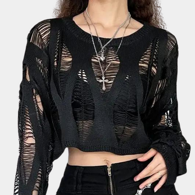 Trendy Cropped Damenpullover für einen modischen Look