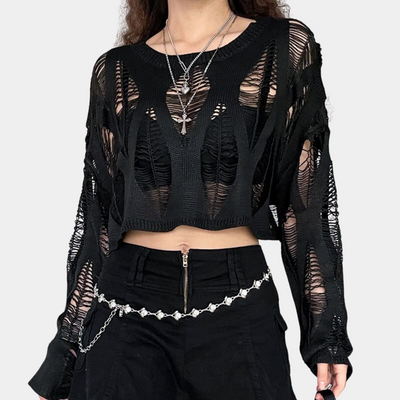 Trendy Cropped Damenpullover für einen modischen Look