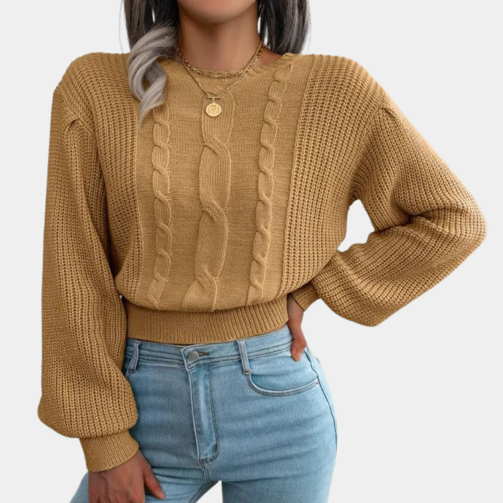 Silvana - Bequemer Damenstrickpullover für einen kuscheligen Look