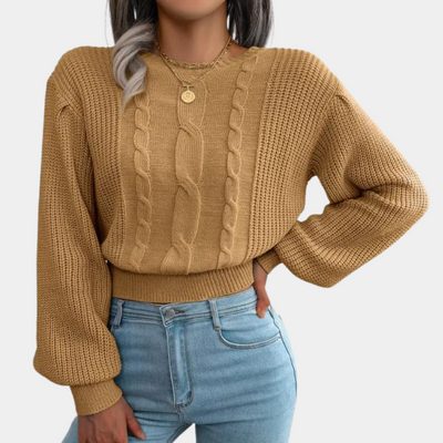 Silvana - Bequemer Damenstrickpullover für einen kuscheligen Look