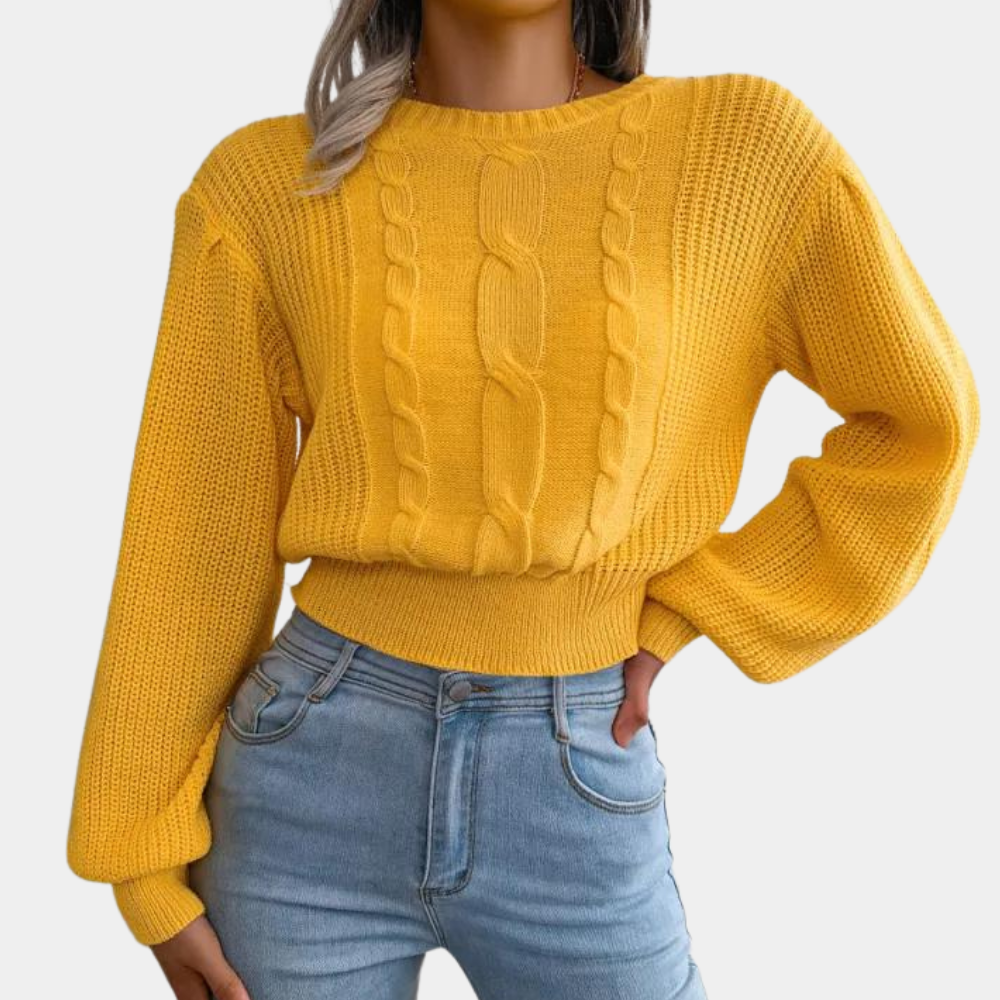 Silvana - Bequemer Damenstrickpullover für einen kuscheligen Look