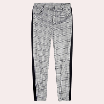 Anton - Vintage karierte Skinny-Fit-Hose für Männer