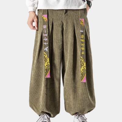 Adrian - Stilvolle gerippte Teddy-Hose für den modernen Mann